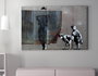Wallity WY55 Banksy Lienzo Decorativo 50 x 70 cm